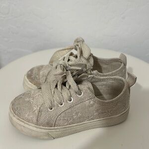 Kids Beige Sneakers